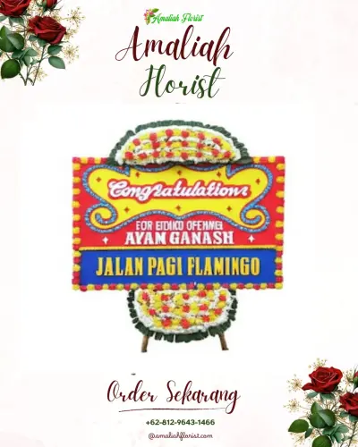 Bunga Papan Congratulation di Pangadegan